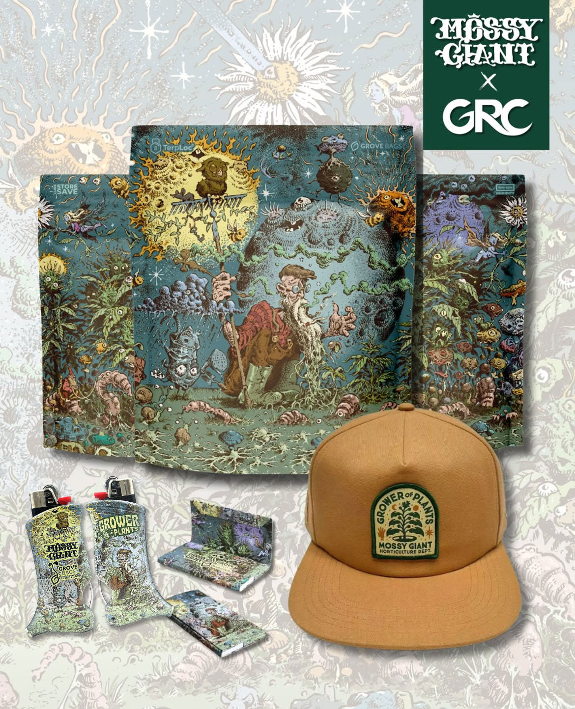 Mossy Giant X Grassroots X Grove Bags Bundle