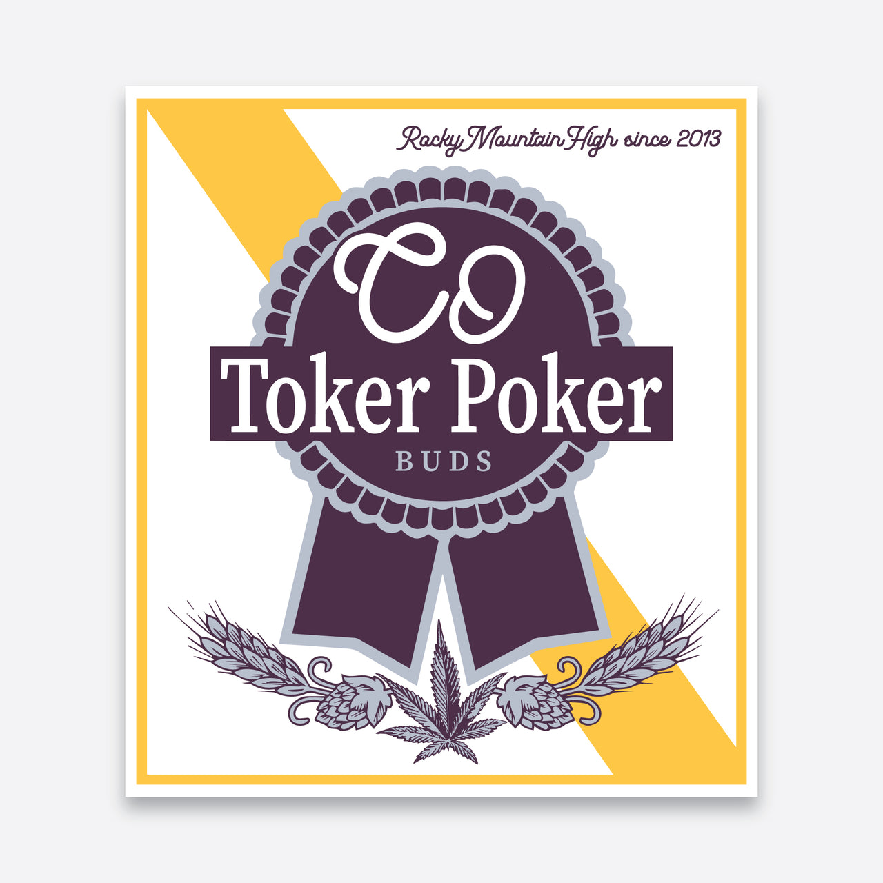 Toker Poker Stickers